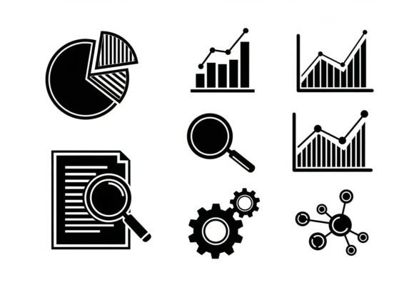 Black and White Business Infographic: Clean, Versatile, Ready-to-Use Visual Assets for Real Work