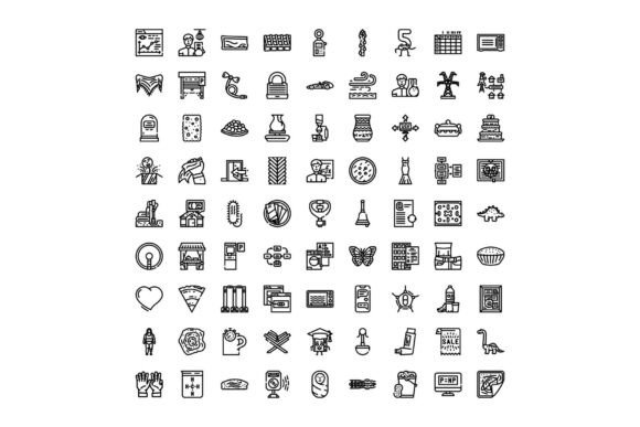 Diverse Collection Line Art Icons for We