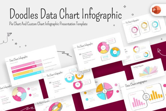 Doodle Data Chart PowerPoint Template