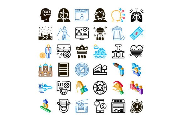 Infographic Icons Visualizing Diverse Li: A Strategic Asset for Modern Communication