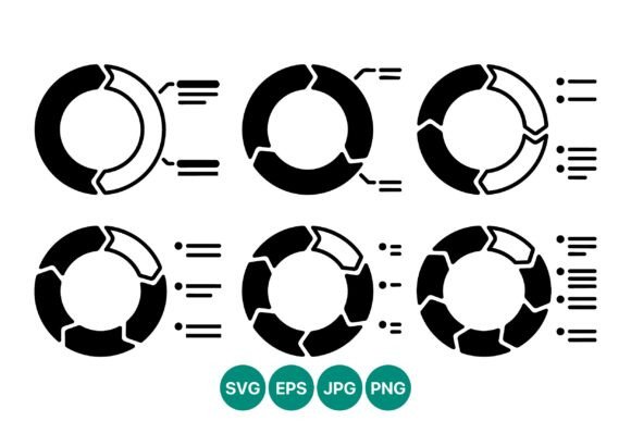 Segmented Pie Chart Infographic Icons: Clarity, Consistency, and Creative Control in Data Visualization