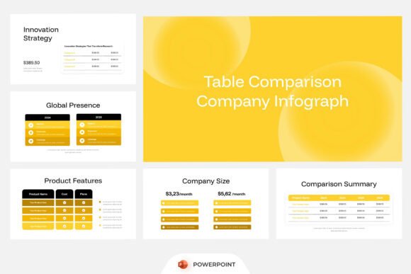 Table Comparison Infographic PowerPoint: A Practical Tool for Clear, Confident Presentations